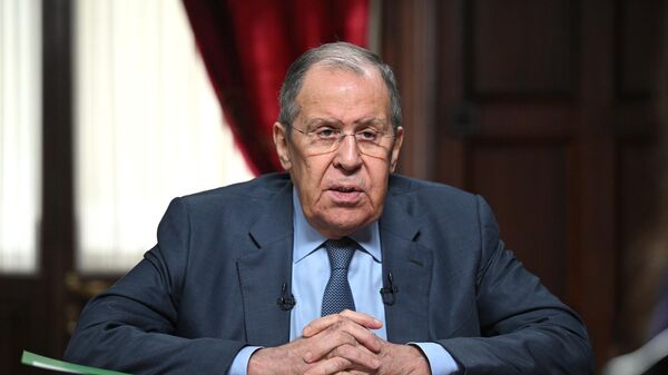 Russian Foreign Minister Sergey Lavrov speaks during an interview with the radio stations Sputnik, Komsomolskaya Pravda, and Govorit Moskva in Moscow, Russia - Sputnik Africa