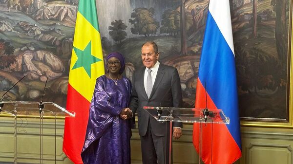 Russian FM Lavrov Holds Presser in Moscow With Senegalese Counterpart Yassine Fall - Sputnik Africa