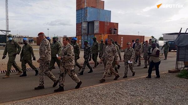 Militaires allemands quittent la base à Niamey, le 30 août 2024 - Sputnik Afrique