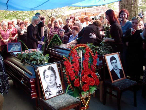 Funeral of those killed as a result of the militants&#x27; seizure of School No. 1 in Beslan. - Sputnik Africa