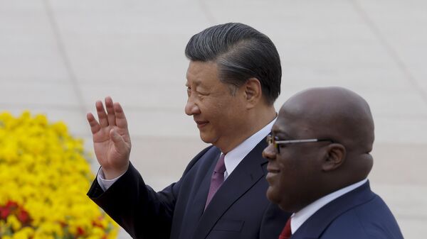 Xi Jinping et Félix Tshisekedi (archives) - Sputnik Afrique