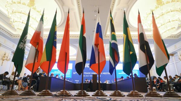 Flags of BRICS member countries - Sputnik Africa