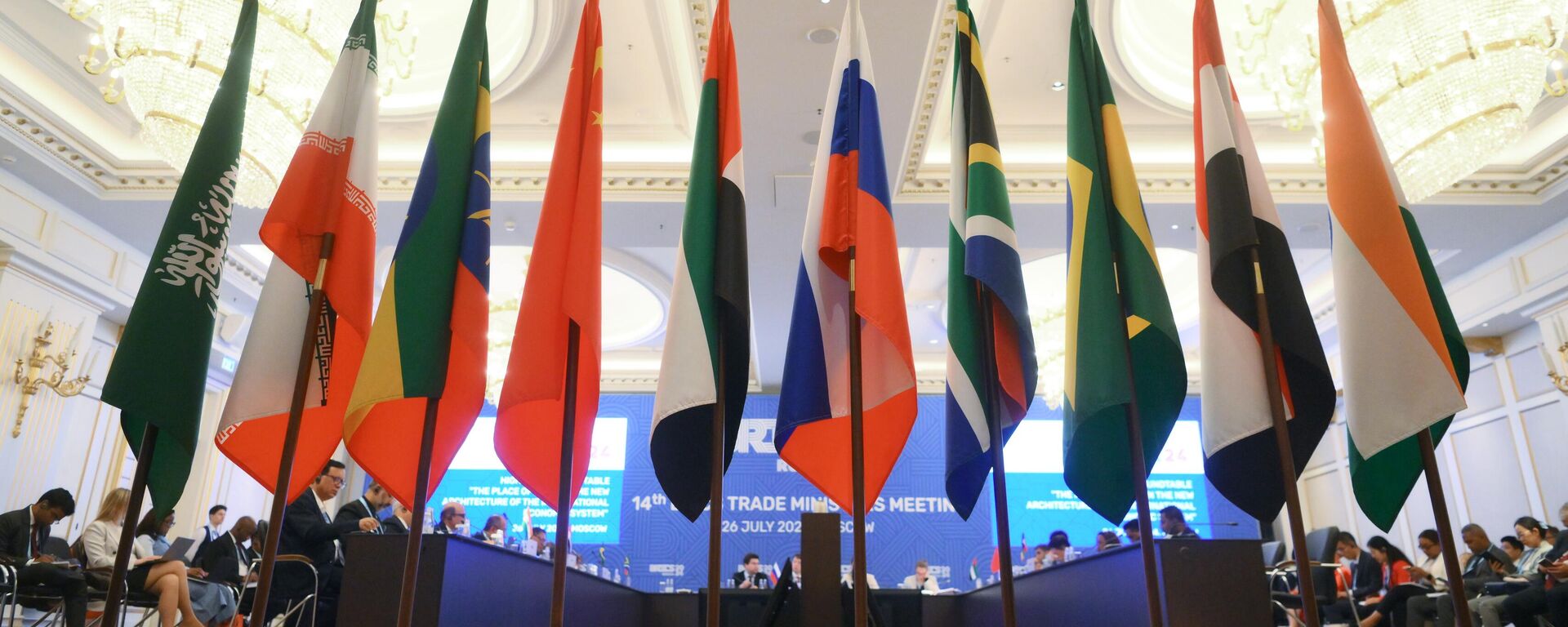 Flags of BRICS member countries - Sputnik Africa, 1920, 10.09.2024