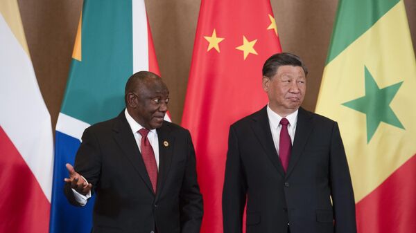 Cyril Ramaphosa et Xi Jinpin - Sputnik Afrique