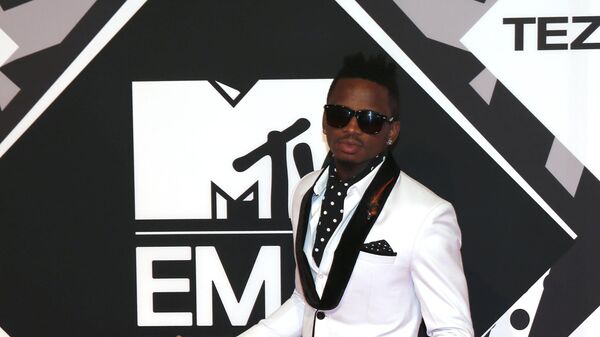 Diamond Platnumz arrives for the 2015 MTV European Music Awards in Milan, Italy, Sunday, Oct. 25, 2015.  - Sputnik Africa