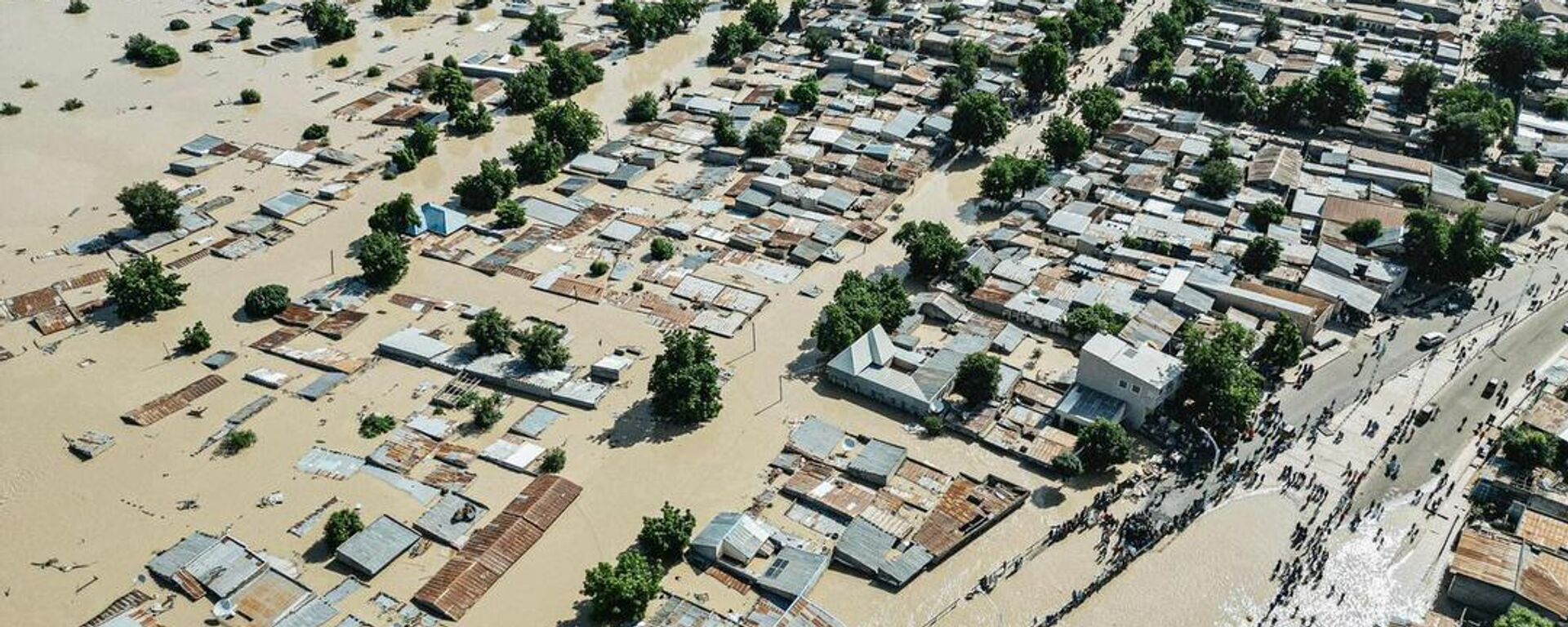  Nigeria's humanitarian hub, Maiduguri, faces its worst flood in 30 years after the Alau Dam overflowed. - Sputnik Africa, 1920, 10.09.2024