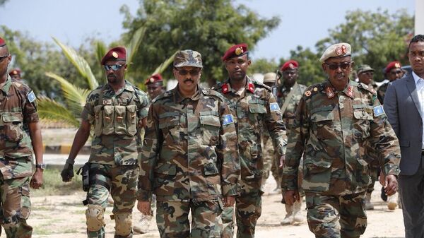 President Mohamed Abdullahi is holding consultations with the army commanders to implement a plan to stabilize the country. - Sputnik Africa