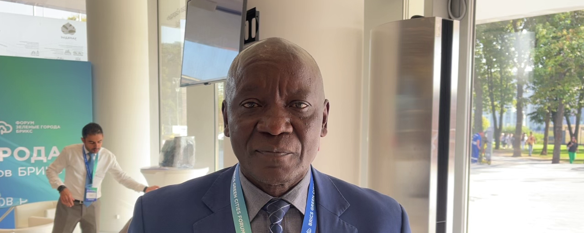 Dr. Godwill G. Wanga, Executive Secretary of the Tanzania National Business Council, speaks to Sputnik Africa on the sidelines of the BRICS Urban Future Forum in Moscow, Russia, on September 19, 2024. - Sputnik Africa, 1920, 19.09.2024