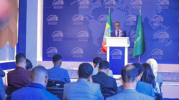 Ethiopian Foreign Ministry Spokesperson Nebiat Getachew speaks at a press briefing in Addis Ababa, Ethiopia, on September 19, 2024. - Sputnik Africa