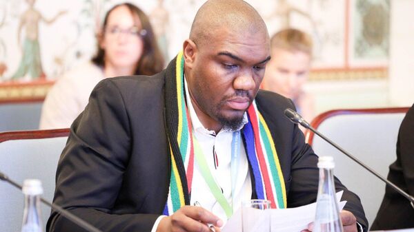 Raymond Matlala, in his capacity as the co-secretariat of Civil BRICS South Africa, participated in the Civil BRICS Council meeting in the margins of the Eurasian Women's Forum. - Sputnik Africa