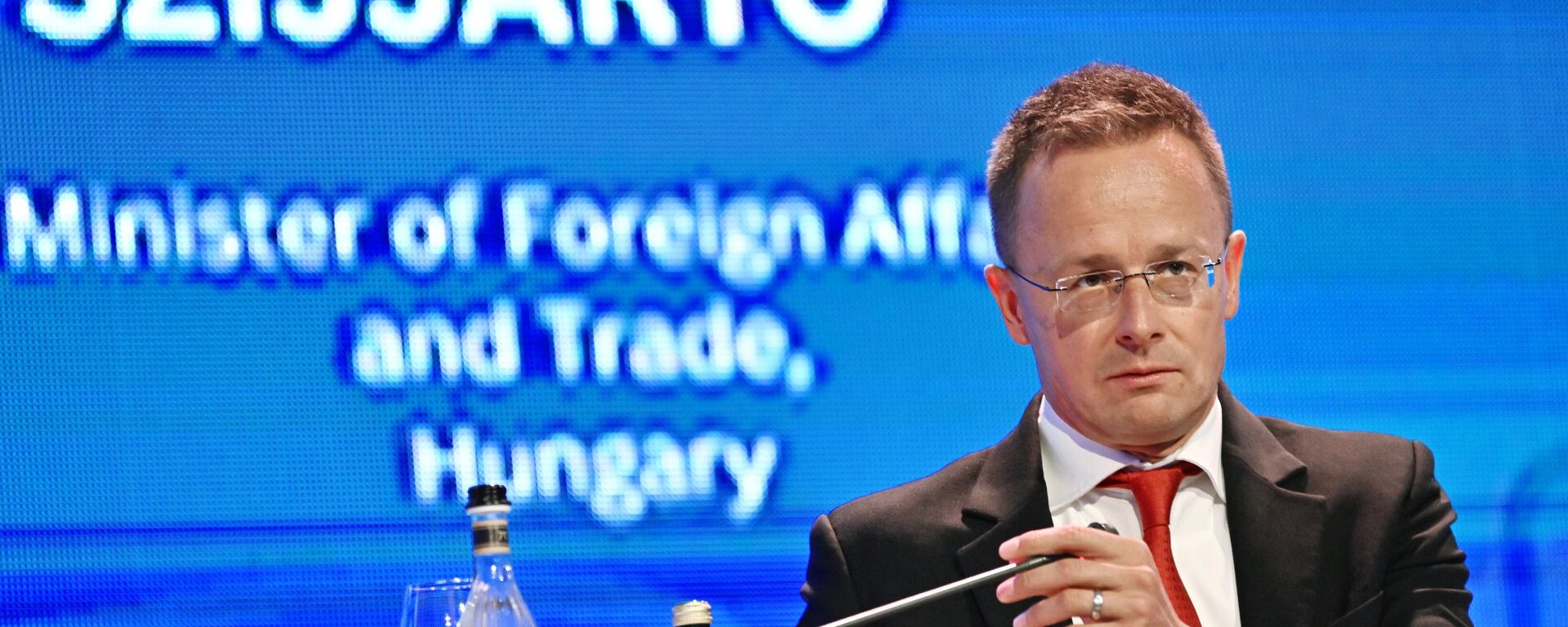 Hungarian Foreign Minister Peter Szijjarto took part in the International Forum Yerevan Dialogue - Sputnik Africa, 1920, 09.10.2024