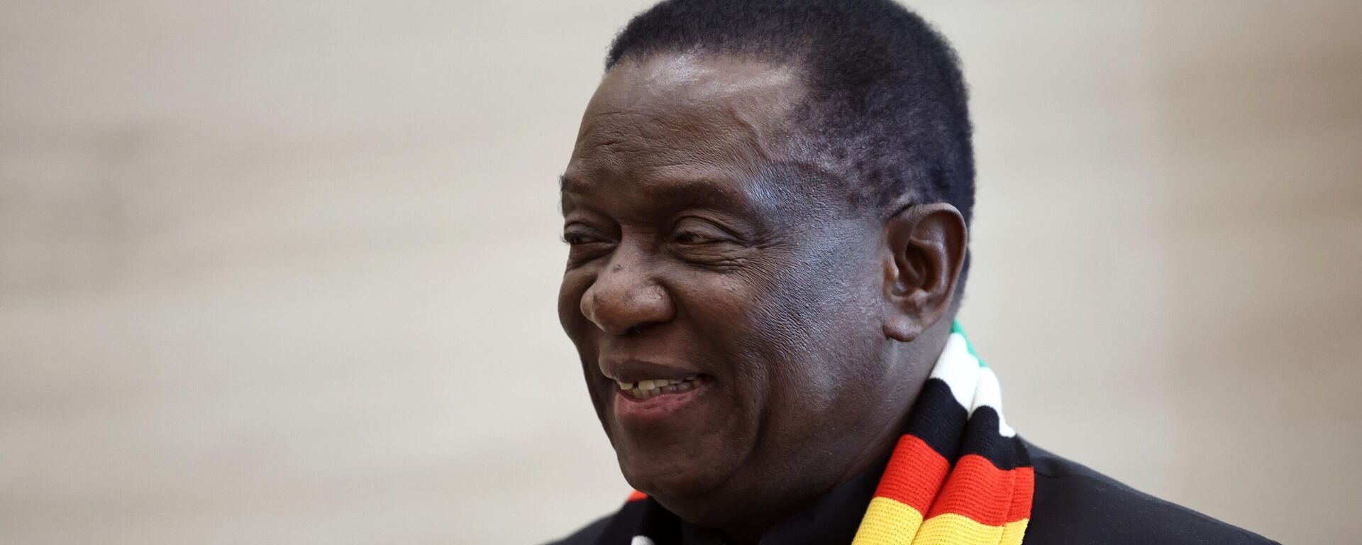 President of the Republic of Zimbabwe Emmerson Mnangagwa before the plenary session of the St. Petersburg International Economic Forum. - Sputnik Africa, 1920, 26.09.2024