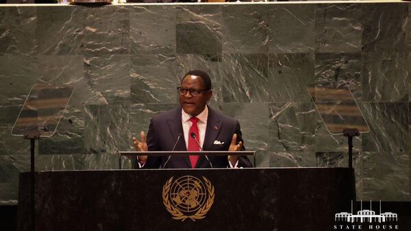 Lazarus Chakwera speaks at the 79th session of the UN General Assembly - Sputnik Africa