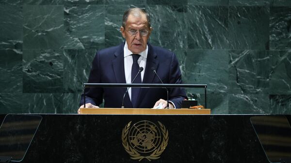 Sergueï Lavrov intervient à la 79e session de l'Assemblée générale de l'Onu - Sputnik Afrique