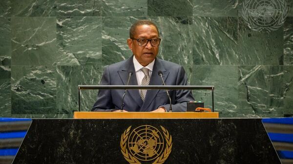 Carlos Pinto Pereira, Minister for Foreign Affairs of Guinea-Bissau, addresses the UN Summit of the Future. - Sputnik Africa