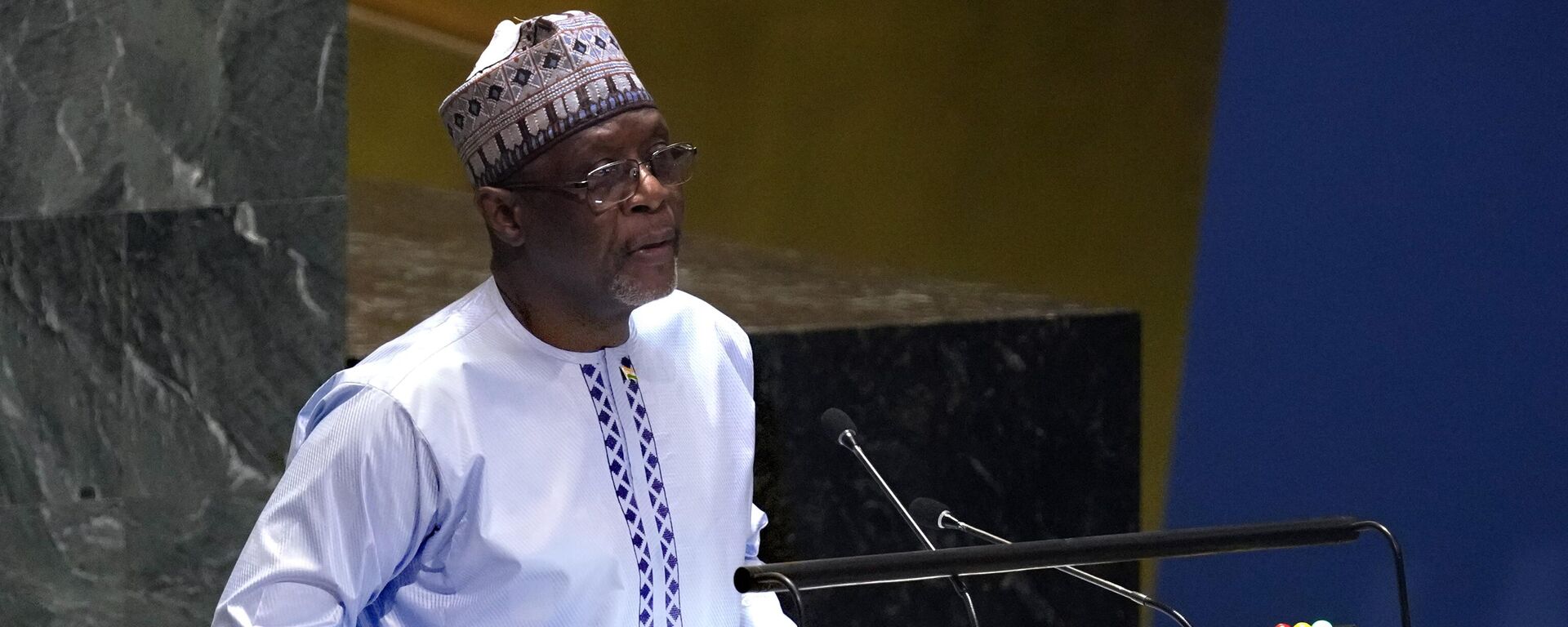 Niger Foreign Minister Bakary Yaou Sangaré addresses the 79th session of the United Nations General Assembly, Monday, Sept. 30, 2024. - Sputnik Africa, 1920, 30.09.2024