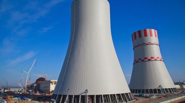 Une centrale nucléaire en contruction - Sputnik Afrique