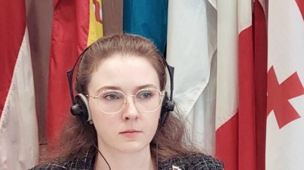 Yulia Zhdanova, acting head of the Delegation of the Russian Federation to the Vienna Negotiations on Military Security and Arms Control - Sputnik Africa