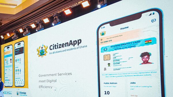 Official launch of the CitizenApp in Accra. - Sputnik Africa