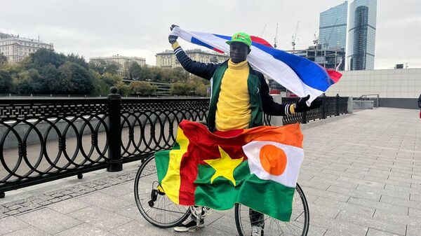 Un cycliste burkinabè à Moscou pour 