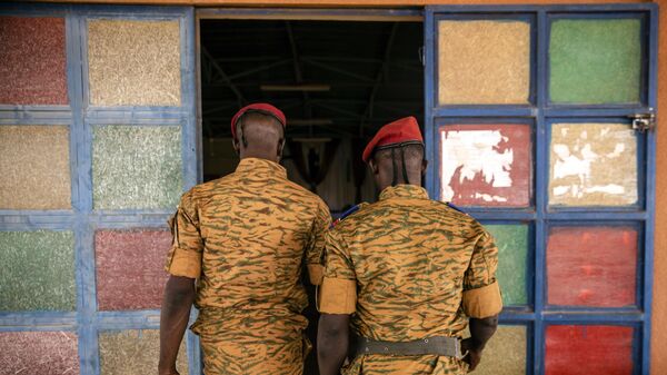 Deux soldats burkinabè, en 2021 - Sputnik Afrique