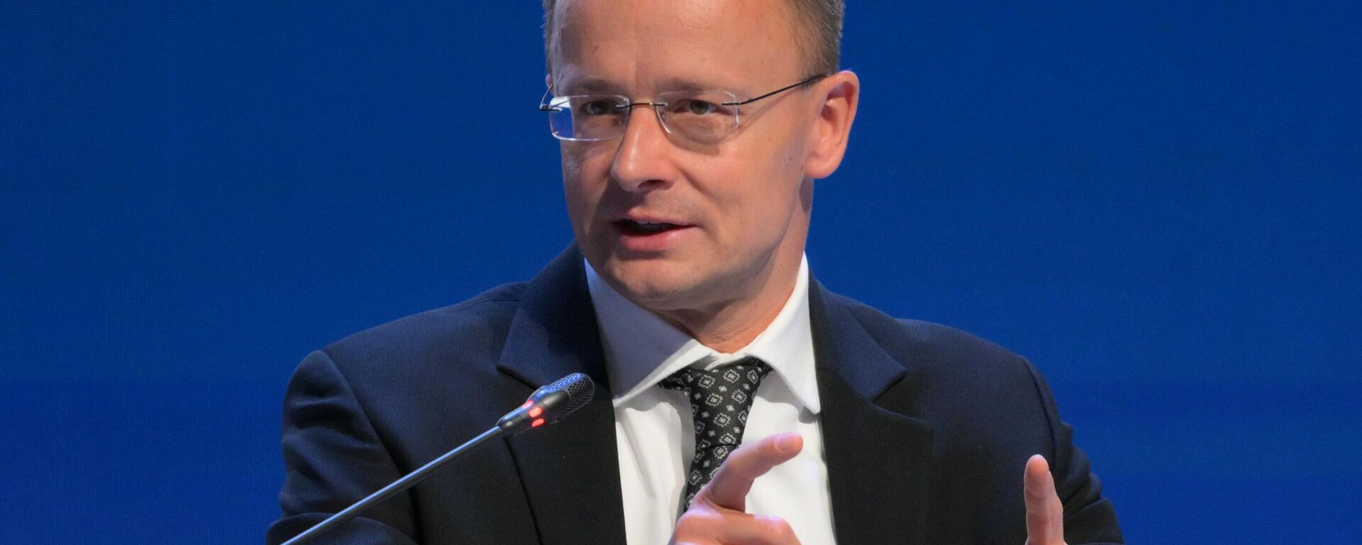 Hungary's Minister of Foreign Affairs Peter Sijjarto delivered a speech during the International Gas Forum in St. Petersburg. - Sputnik Africa, 1920, 15.10.2024