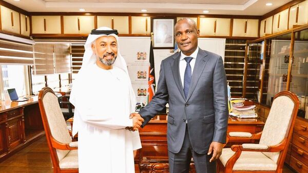 Kenya's Finance Minister Mbadi met with the ambassador of the UAE to Kenya Dr. Salim Mohamed Al-Naqbi - Sputnik Africa