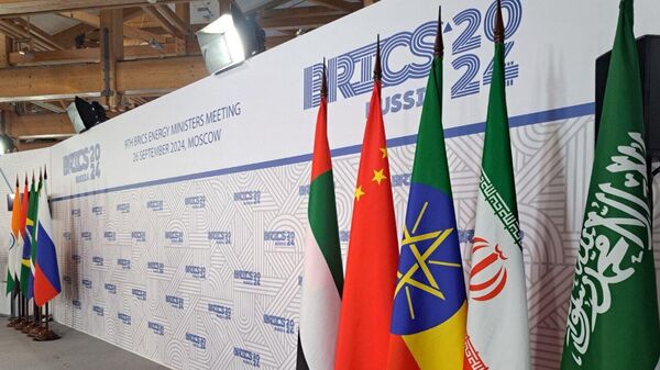 Preparations for a meeting of the BRICS energy ministers within the framework of the Russian Energy Week in Moscow. September 26, 2024.  - Sputnik Afrique