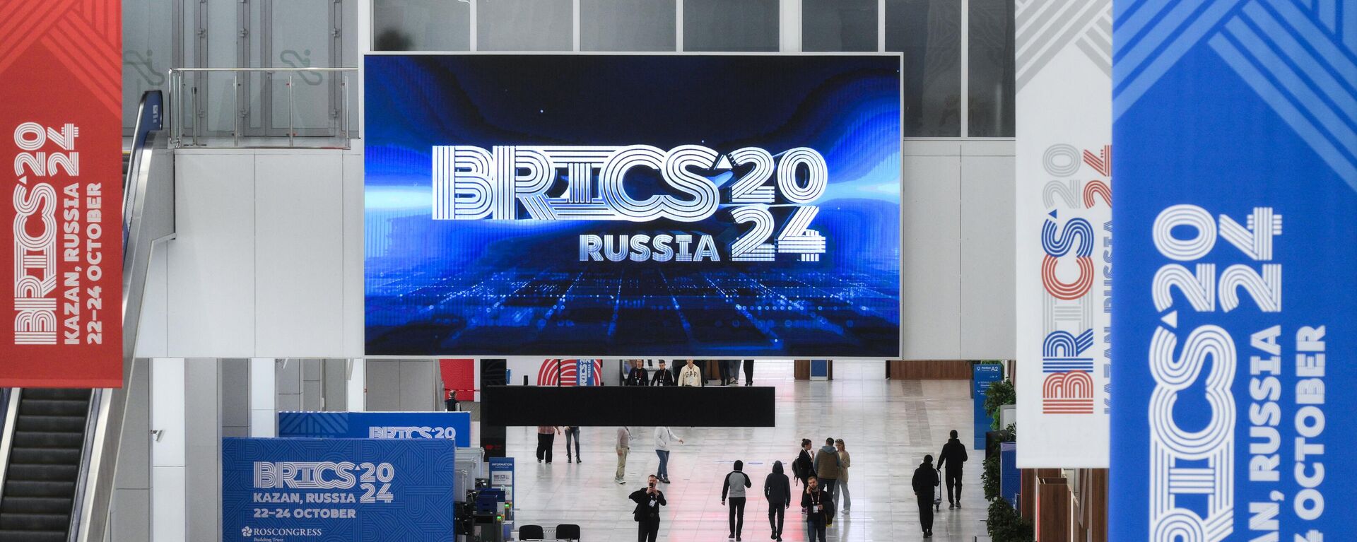 Preparations for the XVI BRICS Summit in Kazan. Kazan Expo Complex. The XVI BRICS Summit will be held in Kazan on October 22-24. - Sputnik Africa, 1920, 21.10.2024