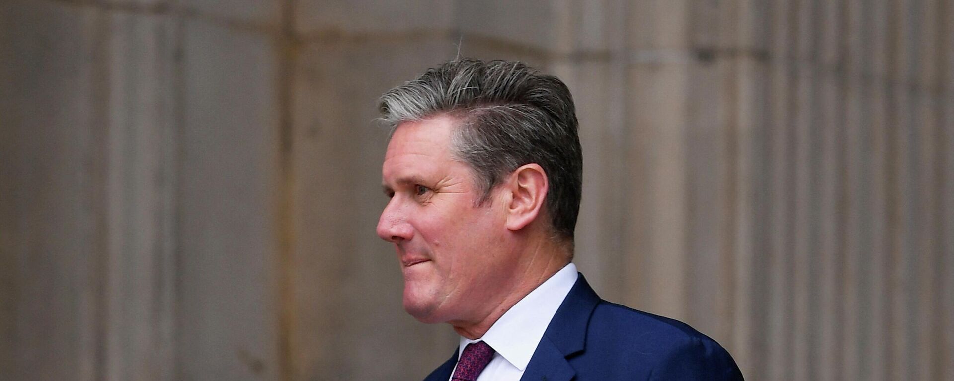 Labour leader Keir Starmer leaves after attending a service of thanksgiving for the reign of Queen Elizabeth II - Sputnik Africa, 1920, 21.10.2024