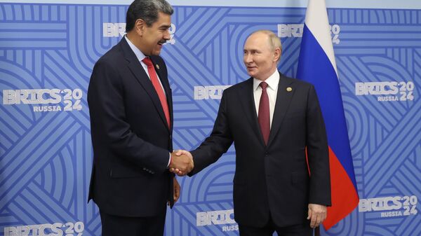 Russian President Vladimir Putin and Venezuelan President Nicolas Maduro during their meeting on the sidelines of the 16th BRICS summit in Kazan. October 23, 2024 - Sputnik Africa