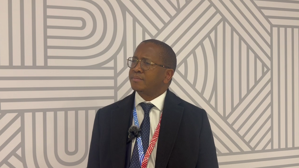 South Africa's BRICS Sherpa, Xolisa Mfundiso Mabhongo, at the BRICS Summit in Kazan. - Sputnik Africa