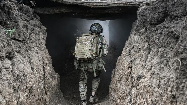 Training of recruits of the 1430th Guards Regiment in the Zaporizhzhya direction - Sputnik Africa