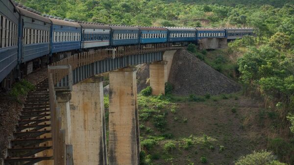 The Tazara railway line, between Zambia and Tanzania - Sputnik Africa