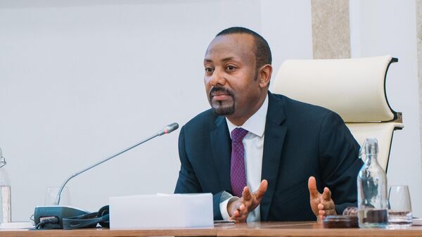 Ethiopian Prime Minister Abiy Ahmed during a meeting of Ethiopia’s House of Peoples' Representatives. - Sputnik Africa