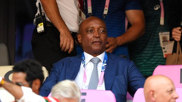 South Africa billionaire Patrice Motsepe, President of CAF, attends the Men's semifinal match between Morocco and Spain during the Olympic Games Paris 2024 at Stade de Marseille on August 05, 2024 in Marseille, France.  - Sputnik Africa