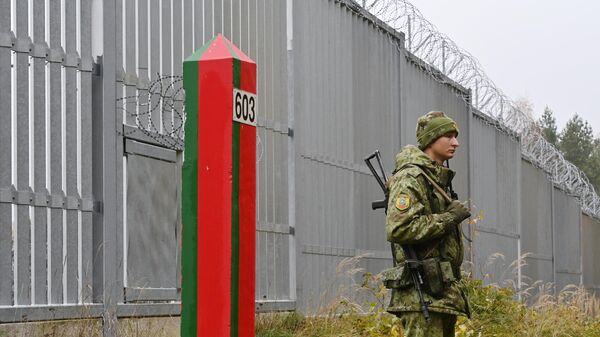 Belarusian-Polish border - Sputnik Africa