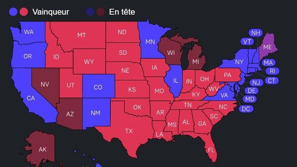 Résultat de la présidentielle aux États-Unis - Sputnik Afrique