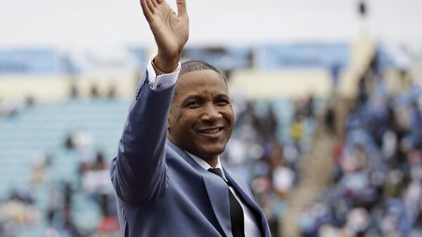 Botswana's new president Duma Boko waves to crowds at his inauguration ceremony in Gaborone, Botswana, Friday, Nov. 8, 2024.  - Sputnik Africa