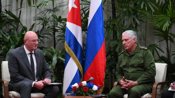 Cuban President Diaz-Canel receives Russian Deputy Prime Minister Chernyshenko - Sputnik Africa