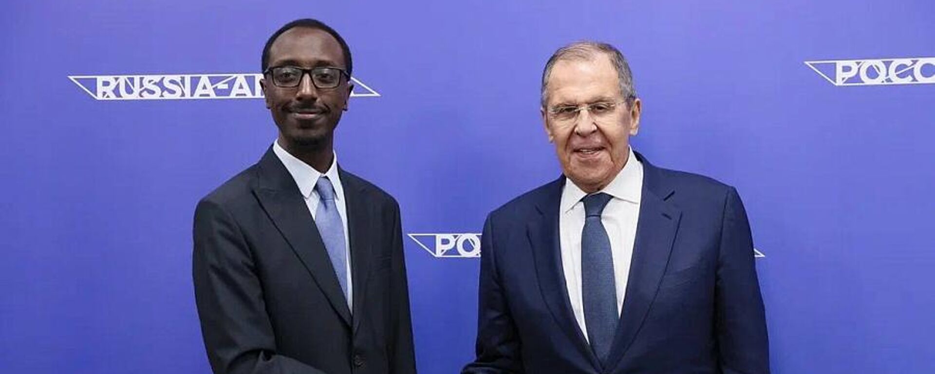 Russian Foreign Minister Sergey Lavrov and Foreign Minister of the Federal Democratic Republic of Ethiopia Gedion Timotheos on the sidelines of the first ministerial conference held as part of the Russia-Africa Partnership Forum, Sochi, November 8, 2024. - Sputnik Africa, 1920, 09.11.2024