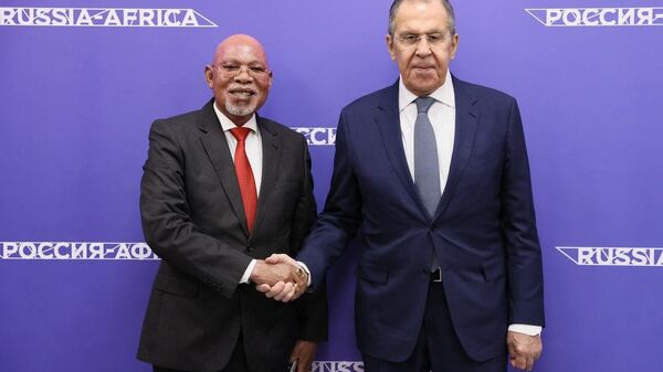 Sergey Lavrov met with the Minister of Foreign Affairs of the Republic of Uganda, Jeje Odongo, on the sidelines of the first ministerial conference of the Russia-Africa Partnership Forum. - Sputnik Africa