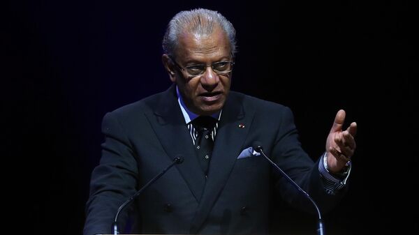 Prime Minister Navin Ramgoolam of Mauritius speaks during the opening ceremony of the 63th FIFA Congress at Swami Vivekananda International Convention Centre on May 30, 2013 in Port Louis, Mauritius.   - Sputnik Africa