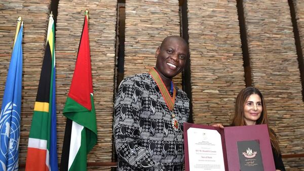 South Africa's Minister of International Relations and Cooperation Ronald Lamola at the 47th United Nations International Day of Solidarity with the Palestinian People commemorations, November 25, 2024. - Sputnik Africa