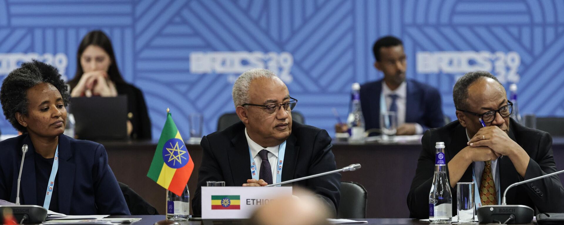 Special Policy Advisor of the Minister of Foreign Affairs of Ethiopia Minelik Alemu at the fifth meeting of BRICS Sherpas/Sous-Sherpas - Sputnik Africa, 1920, 28.11.2024