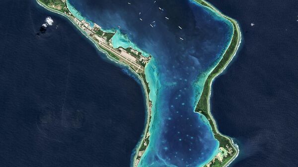 Diego Garcia, the largest of the islands in the Chagos Archipelago on July 02, 2013. - Sputnik Africa