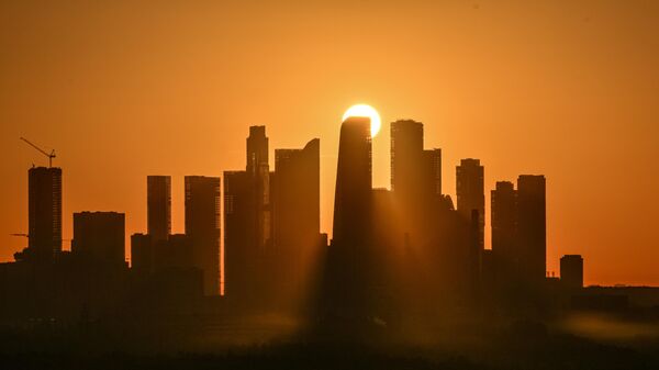 International Business Center Moscow-City at dawn. - Sputnik Africa