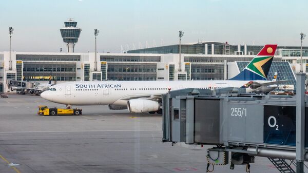 South African Airways Airbus A330 (A330-243) airplane as seen on 19 November 2019 at Munich International Airport MUC EDDM named Franz Josef Strauss, Flughafen Munchen, capital of Bavaria, Germany.  - Sputnik Africa