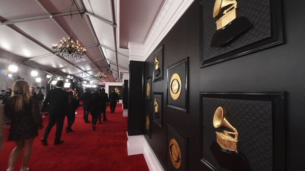 A view of the red carpet appears prior to the start of the 62nd annual Grammy Awards on Jan. 26, 2020 - Sputnik Africa