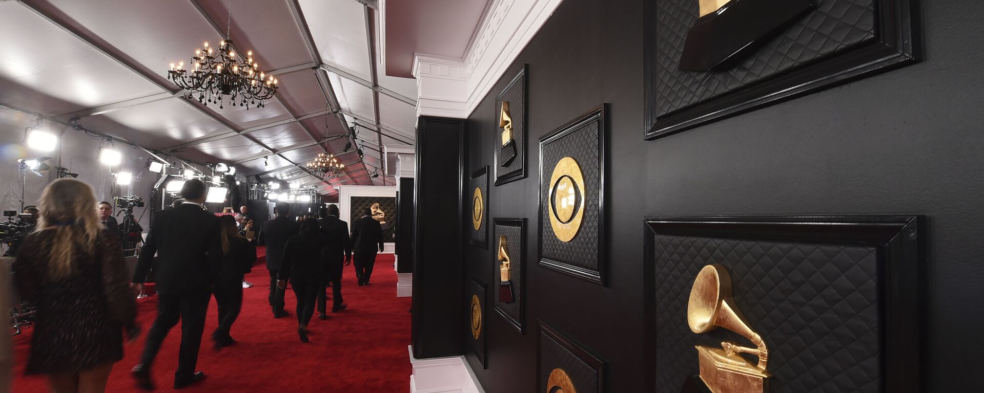 A view of the red carpet appears prior to the start of the 62nd annual Grammy Awards on Jan. 26, 2020 - Sputnik Africa, 1920, 11.12.2024